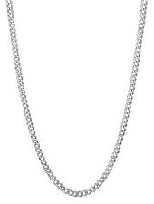 Ritastphens Sterling Silver Comfort Curb Link Thick 7.9mm Chain Necklace 24"