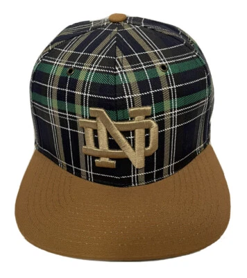 Zephyr NCAA Notre Dame Fighting Irish "Gaelic" Flat Bill SnapBack Hat BRAND NWT - Image 1 of 4