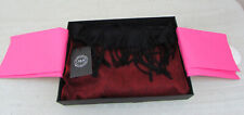 J&S Jampot & Sunday Black and Red 100% Cashmere Scarf Boxed 