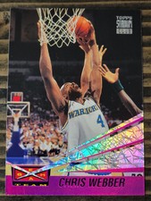 CHRIS WEBBER 1993-94 TOPPS STADIUM CLUB BEAM TEAM MEMBERS ONLY #21 WARRIORS