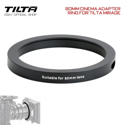 Tilta 80mm Cinema Adapter Ring Lenses Adapters For Tilta Mirage MB-T16 Matte Box - Image 1 of 4