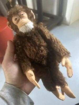 Peluche Singe Jocko Teddy Hermann Steiff Vintage Ancien Jouet - Photo 1/4