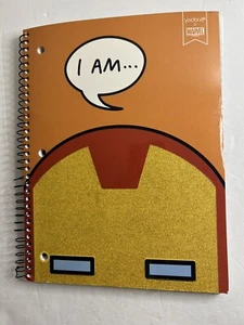 Cuaderno espiral Yoobi Iron Man 1 tema gobernado por la universidad - Imagen 1 de 10