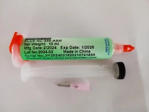 Flujo AMTECH Flux NC-559-ASM No Clean 10cc + aguja + pistón - Imagen 1 de 3