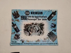 NAPA Echlin Tune-Up Specifications and Passenger Car Guide 1968 ORIGINAL - Picture 1 of 8
