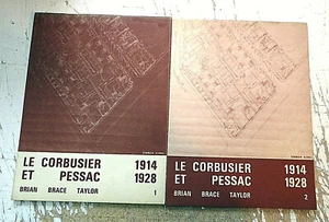 LE CORBUSIER/ET PESSAC/1914-1928/B.B.TAYLOR/1972/2 VOLS/PEU COURANT - Foto 1 di 1