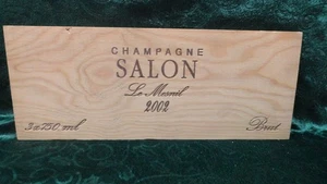 CHAMPAGNE SALON BRUT LE MESNIL FRANCIA MADERA PANEL DE VINO FINAL wp-3 - Imagen 1 de 2