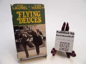 The Flying Deuces VHS Laurel & Hardy Comedy Classic 1939 Vintage Movie Tape - Picture 1 of 4