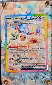 Estuche de ilustraciones extendido personalizado Pokemon Eevee EX 167 Prismatic Evolution - Imagen 1 de 1