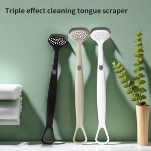 Tongue Cleaner Tongue Scraping Brush Tongue Scraping Plate Tongue Cleaning-me - Picture 1 of 14