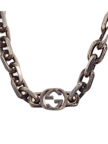 Collana Gucci SV925 SLV senza top uomo 616941J8400 usata