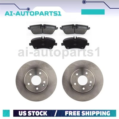 For Mercedes-Benz C230 2002 2003 2004 2005 Front Brake Rotors & Brake Pads Kit - Image 1 of 4