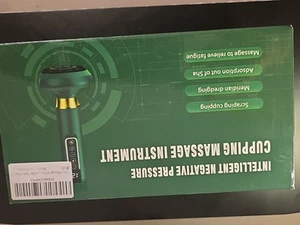 Intelligent Negative Pressure Cupping Massage Instrument Green New With Box - Picture 1 of 8