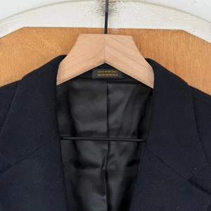 Stafford Blazer Mens 42R Black Camel Hair Blend 2 Button Wool Sport Jacket NEW - Picture 1 of 17