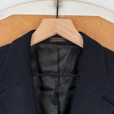 Stafford Blazer Mens 42R Black Camel Hair Blend 2 Button Wool Sport Jacket NEW - Image 1 of 4