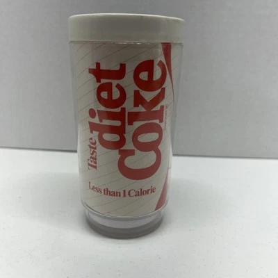 "De colección - Taste Diet Coke Menos de 1 Caloría Plástico Taza Vaso - 5 3/4"" Alto" Foto 1 de 4