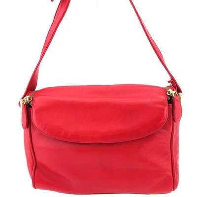 Bolso de Hombro a.testoni Oro Rojo Mujer Auténtico Segunda Mano Foto 1 de 4