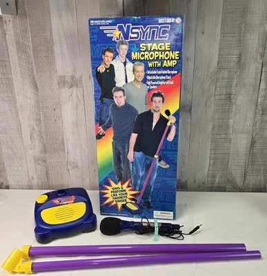 Rare Winterland Nsync Stage Microphone Starmaker Singing Station 2000 Zeeks Inc - Image 1 of 4