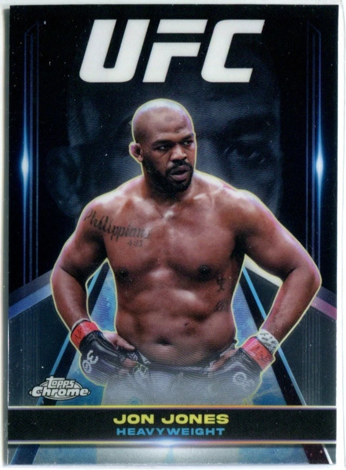 JON JONES 2024 Topps Chrome UFC SUPERGIANT Insert  - Image 1 of 1