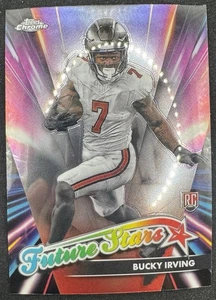 Bucky Irving 2024 Topps Chrome #FS-19 Future Stars Tampa Bay Buccaneers - Bild 1 von 2