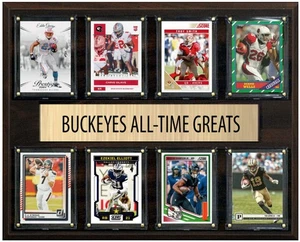 Ohio State Buckeyes Legends Plaque 8 Karten CJ Stroud Olave Eddie George Donruss - Bild 1 von 4