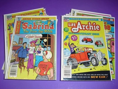 Lot of 28 Archie comics all VG to FN! Sabrina TV Laugh out Life with Betty 72 90 - Image 1 of 4