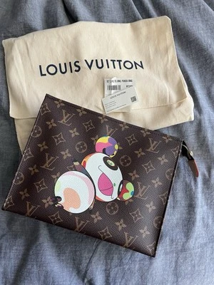 Louis Vuitton x Murakami 2025 Poche Toilette 26 Monogram Canvas Cosmetics NEW! - Image 1 of 4