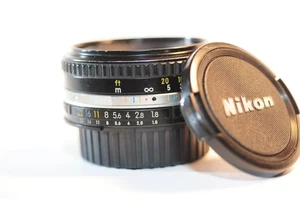 Nikon 50mm F/1.8 AI-S AIS E PRIME Pancake lens for FA FM2N F3 FE FG F5 F100 DF - Picture 1 of 6