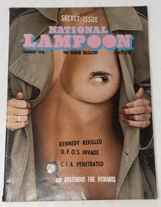 National Lampoon Magazine January 1976 Secret Issue Humor - Picture 1 of 2
