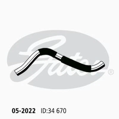 Gates Radiator Hose Upper Lower For Hyundai Sonata EF 2.0L 16V G4JP Sedan - Image 1 of 3