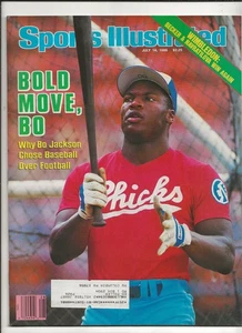 JULY 14,1986 BO JACKSON SPORTS ILLUSTRATED 1ST COVER EX+W/ MAILING LABEL - Imagen 1 de 2