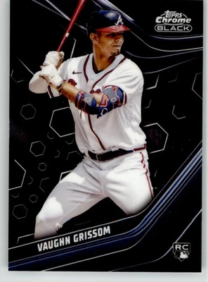 Vaughn Grissom 2023 Topps Chrome Black 97 Atlanta Braves Rookie - Image 1 of 2