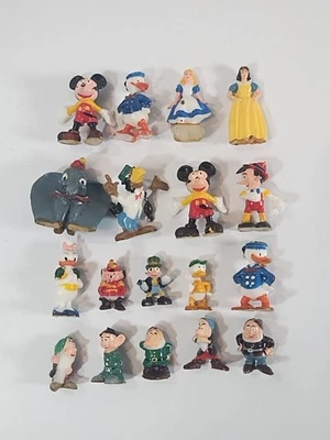 Marx Disneykins 1960s Miniature Figurines Lot Of 18 Tinykins Handpainted Figures - Image 1 of 4