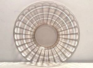 Anchor Hocking BLOCK OPTIC PINK 12 3/4" ROUND SANDWICH PLATE - Picture 1 of 1
