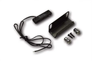 LED Kennzeichenleuchte mit Haltewinkel, e-geprüft, schwarz - Bild 1 von 1