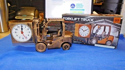 Forklift Fork Lift Alarm Clock USA Stocked And Shipped Battery Operated US Stock - Image 1 of 2
