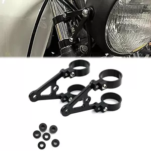 Fit For 54mm Front Fork Tubes Headlight Holder Bracket Fork Headlamp Aftermarket - Foto 1 di 9