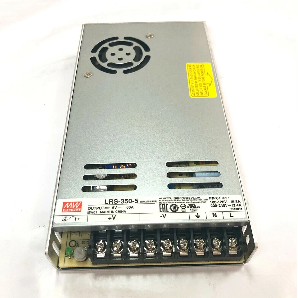 1pcs Mean Well Lrs-350-5 Switching Mode Power Supply 2