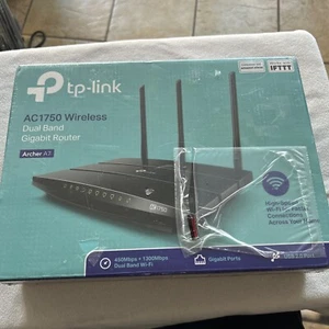TP-Link AC1750 Smart WiFi Router (Archer A7) Dual Band Gigabit Router NEW SEALED - Picture 1 of 5