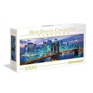 8005125394340 Puzzle 1000el High Quality Colection New York Broklyn CLEMENTONI 3 - Picture 1 of 2