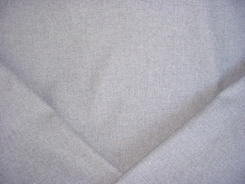 1-1/4Y Kvadrat 0713 Light Gray Silvery Gray Wool Strie Upholstery Fabric - Image 1 of 4