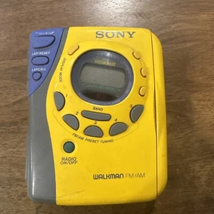 Sony Walkman WM-FS495 Sports TV/AM/FM Radio Cassette-No Clip or Headset! Works!  - Picture 1 of 7