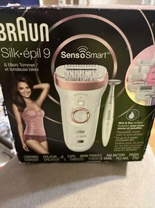 Braun Silk-epil 9-890 SensoSmart Wet & Dry Epilator with 3-in-1 Trimmer - Picture 1 of 4