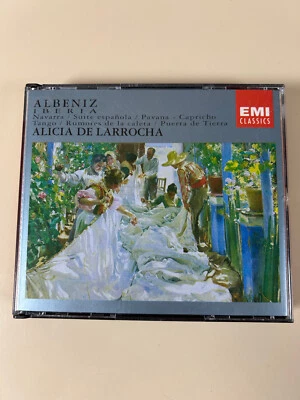 Albeniz, Alicia De Larrocha – Iberia / Navarra / Suite Española/ Coffret 2 CD - Photo 1/2