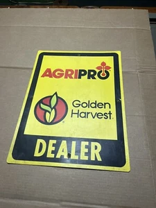 ￼ Agra Pro Golden Harvest Dealer Sign 18“ X24” - Picture 1 of 2