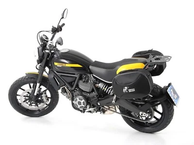 DUCATI SCRAMBLER 800 PANNIERS STREET & C-BOW KIT BY HEPCO & BECKER (2015-18) — 第 1/4 张图片