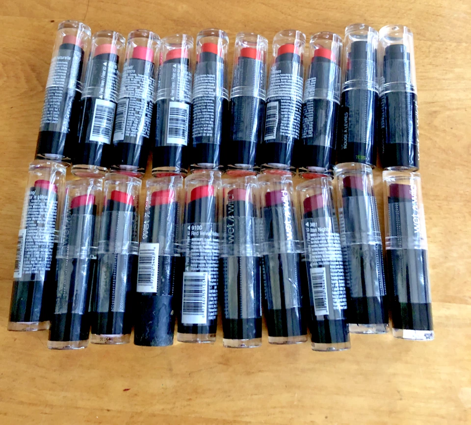 20 Wet N Wild Maga Last Lip Stick Assorted Colors Mixed Lot - Image 1 of 1