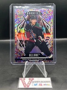 22/23 UD Allure - NATHAN SMITH ROOKIES GLITTER BOMB #128 Arizona Coyotes - Picture 1 of 3
