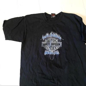 Harley-Davidson Motorcycles Saginaw Valley Michigan T-Shirt 2004 Size Large - Picture 1 of 6