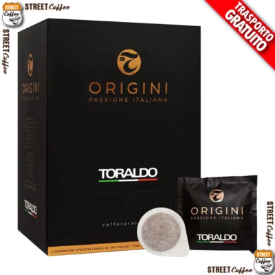 50 150 300 600 900 1200 Cialde Capsule caffè Toraldo Miscela ORIGINI gratis